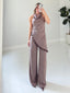Linen Beaded Set