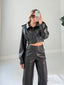 Noir Croc Jacket