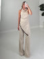 Linen Beaded Set