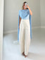 TheMellieShop Bodysuit Blue Cape Bodysuit