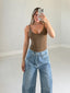 TheMellieShop Bodysuit Mocha Essential Bodysuit