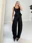 TheMellieShop Denim Peplum Set