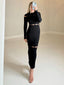 TheMellieShop Dresses Black Cutout Dress