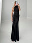 TheMellieShop Dresses Black Ruched Gown
