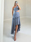 TheMellieShop Dresses Blue Asymmetric Dress