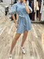 TheMellieShop Dresses Bow Denim Dress