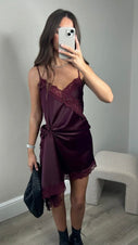 TheMellieShop Dresses Burgundy Lace Dress