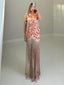TheMellieShop Dresses Coral Fringe Dress