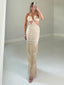 TheMellieShop Dresses Crochet Fringe Dress
