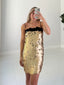 TheMellieShop Dresses Gold Sequin Lace Dress