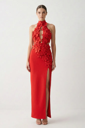 TheMellieShop Dresses Halter Floral Dress