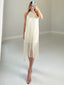 TheMellieShop Dresses Ivory Fringe Dress