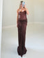 TheMellieShop Dresses Mocha Corset Gown