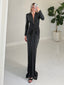 TheMellieShop Dresses Noir Shimmer Gown