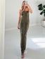 TheMellieShop Dresses Olive Fringe Dress