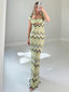 TheMellieShop Dresses Olive Wave Dress