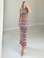 TheMellieShop Dresses Rainbow Wave Dress