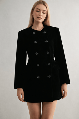 TheMellieShop Dresses Velvet Structured Dress