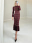 TheMellieShop Dresses Wine Studded Dress