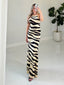 TheMellieShop Dresses Zebra Knit Dress