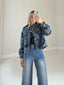 TheMellieShop Jackets Bandana Denim Jacket