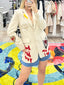 TheMellieShop Jackets Beige Patches Blazer