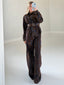 TheMellieShop Jackets Cocoa Belted Jacket