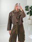 TheMellieShop Jackets Crystal Suede Jacket