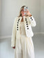 TheMellieShop Jackets Ivory Napoleon Jacket