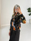 TheMellieShop Jackets Noir Bloom Bomber