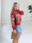 TheMellieShop Jackets Rouge Bloom Bomber