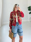 TheMellieShop Jackets Rouge Bloom Bomber
