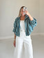 TheMellieShop Jackets Striped Bomber Jacket