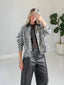 TheMellieShop Jackets Zebra Denim Jacket