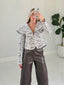 TheMellieShop Jackets Zebra Sculpted Jacket