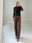 TheMellieShop Jeans Cocoa Contrast Jeans