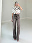 TheMellieShop Jeans Cocoa Crossover Jean