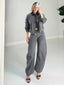 TheMellieShop Jeans Grey Croc Barrel
