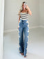 TheMellieShop Jeans Ivory Lace Jean