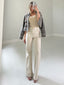 TheMellieShop Jeans Ivory Napoleon Denim