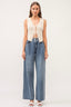 TheMellieShop Jeans Ricci Button Waistband Jean