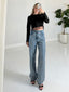 TheMellieShop Jeans Silver Studded Jeans