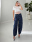 TheMellieShop Jeans Studded Barrel Jeans