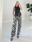 TheMellieShop Jeans Zebra Statement Barrel