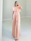 TheMellieShop Jumpsuits Blush Draped Jumpsuit