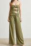 TheMellieShop Jumpsuits Olive Belted Jumpsuit