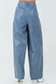 TheMellieShop Pants Blue Pleather Pant