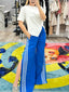 TheMellieShop Pants Blue Striped Pant