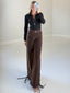 TheMellieShop Pants Bronze Lace Up Pant