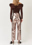 TheMellieShop Pants Bronze Metallic Pant